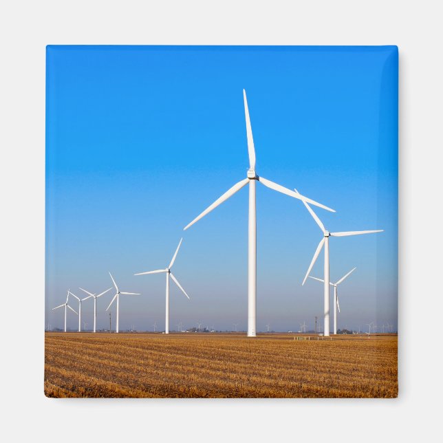 Aimant Paysage des éoliennes (Devant)
