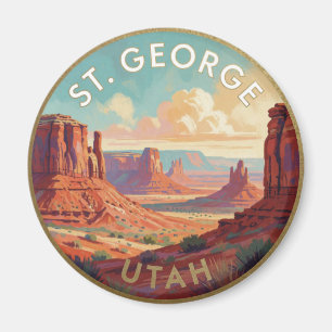 Aimant Paysage désertique de St. George Utah