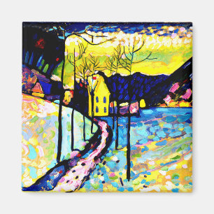 Aimant Paysage d'hiver par Wassily Kandinsky