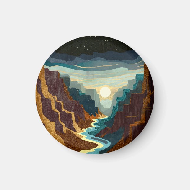 Aimant Paysage du Canyon Sunset (Devant)
