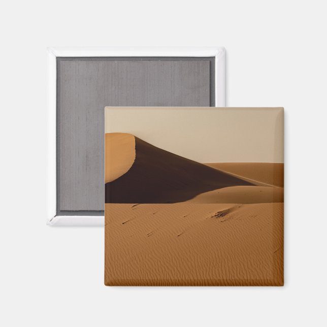 Aimant Paysage du désert des dunes de sable (Recto/Verso)