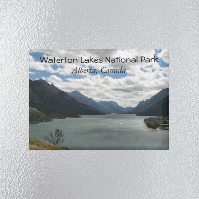 Aimant Paysage du parc national des Lacs-Waterton (In Situ Fridge)
