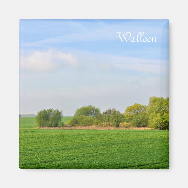 Aimant paysage en wallon, province de Liège (Devant)