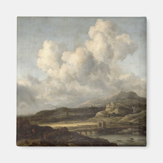 Aimant Paysage ensoleillé (Devant)