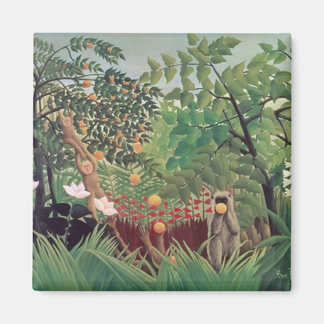 Aimant Paysage exotique, 1910 (Devant)