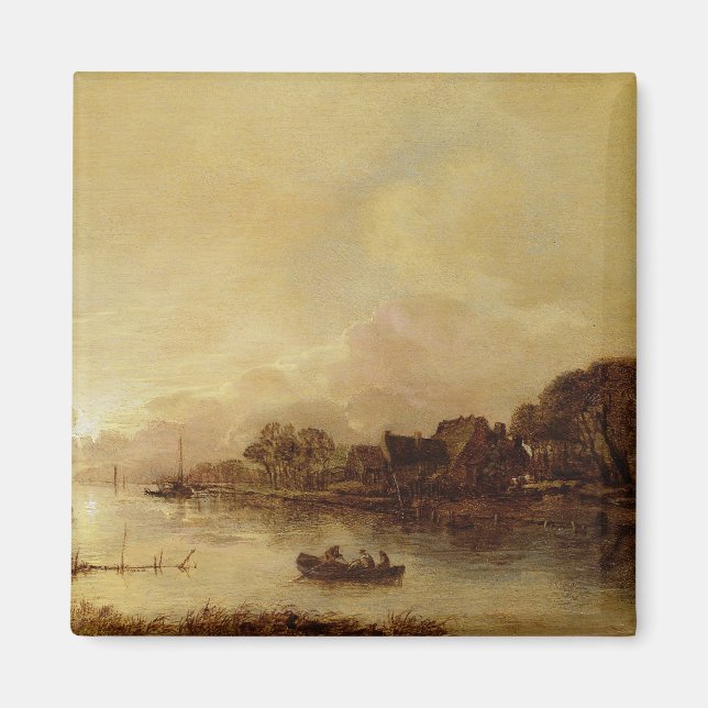 Aimant Paysage fluvial (Devant)