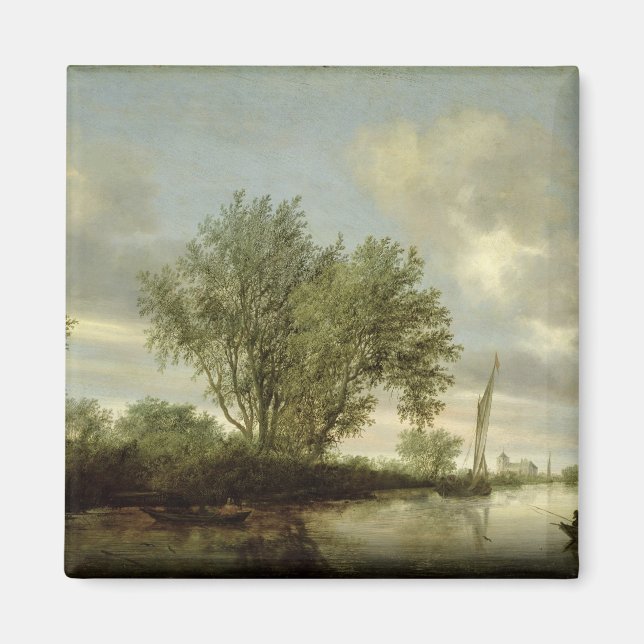 Aimant Paysage fluvial, 1645 (Devant)