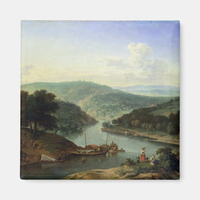 Aimant Paysage fluvial, 1697 (Devant)