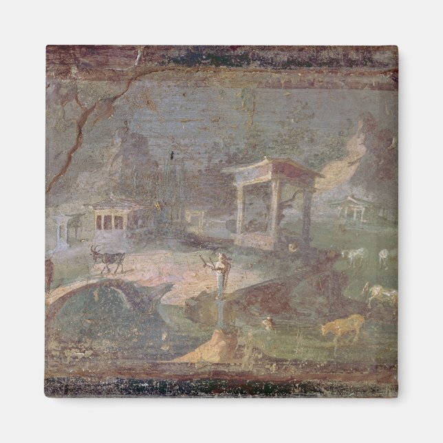 Aimant Paysage idyllique, de Herculaneum, (Devant)