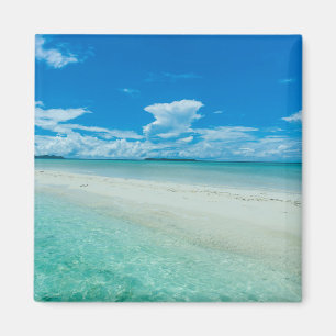 Aimant Paysage marin tropical bleu, Palaos