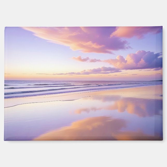 Aimant Paysage Plage Sunset Sunset Dusk Calme Relax (Recto)