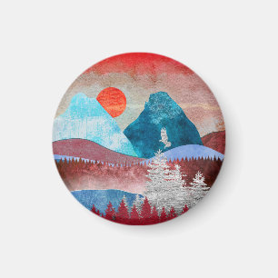 Aimant Paysage Silver Eagle