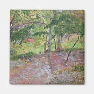 Aimant Paysage tropical de Paul Gauguin , la Martinique,