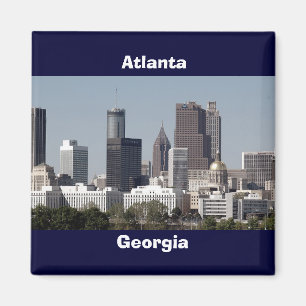 Aimant paysage urbain d'Atlanta la Géorgie