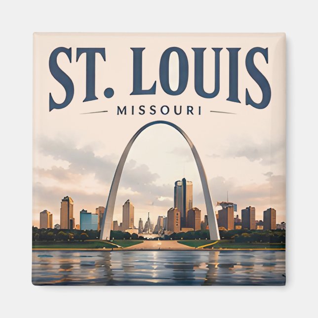 Aimant Paysage urbain de la porte de St. Louis (Devant)