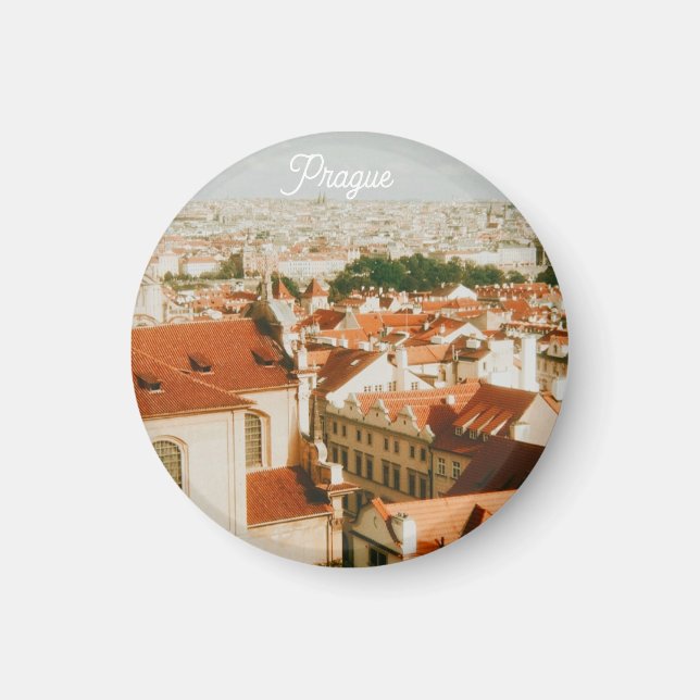 Aimant Paysage urbain de Prague Souvenir (Devant)
