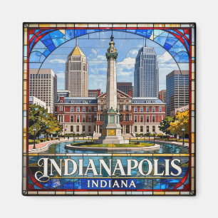Aimant Paysage urbain d'Indianapolis 🏁