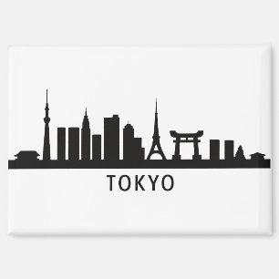 Aimant Paysage urbain du Japon   Silhouette de la skyline