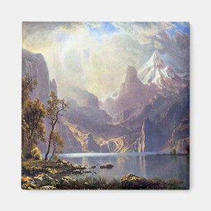 Aimant Paysage vintage, lac Tahoe par Albert Bierstadt