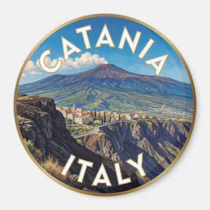 Aimant Paysage volcanique de Catane Italie ⛰️