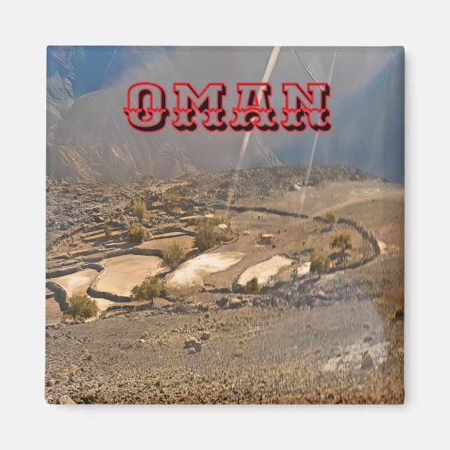 Aimant Paysages majestueux d'Oman (Devant)