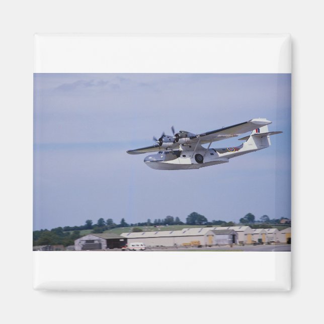 Aimant PBY, 5A Catalina, vol de reconnaissance de la Seco (Devant)