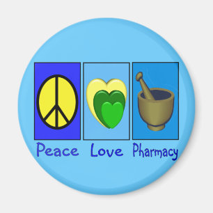 Aimant Peace Love