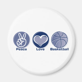 Aimant Peace Love Basket