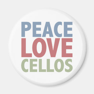 Aimant Peace Love Cellos