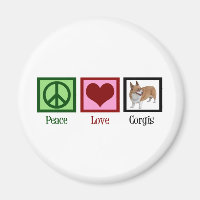 Peace Love Corgi photo