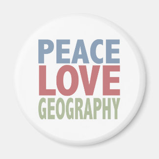 Aimant Peace Love Géographie