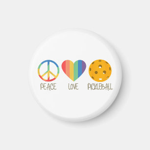 Aimant Peace Love Pickleball