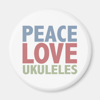 Aimant Peace Love Ukuleles