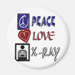 AIMANT PEACE LOVE XRAY