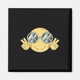 Aimant Peace Sign Love 60s les années 70 Super Hippie Cos