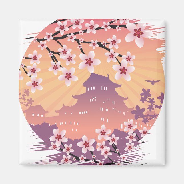 Aimant Peach Blossom (Devant)
