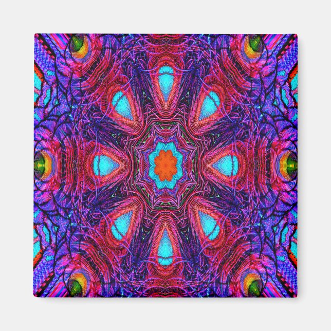 Aimant Peacock Mandala.... (Devant)