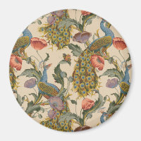 Peacock Motif vintage Art coloré