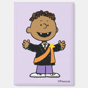 Aimant Peanuts Franklin Halloween Vampire