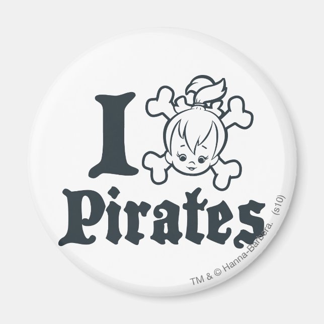 Aimant PEBBLES™ Le pirate (Devant)