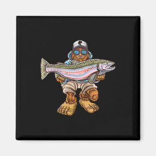 Aimant Pêche à la truite arc-en-ciel Bigfoot Rivière Trui