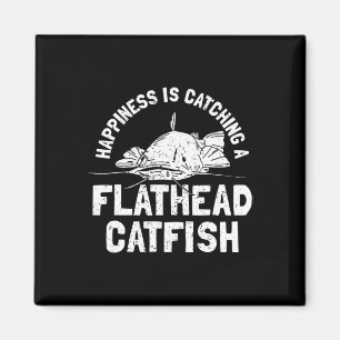 Aimant Pêche au poisson-chat à tête plate - Poisson-chat
