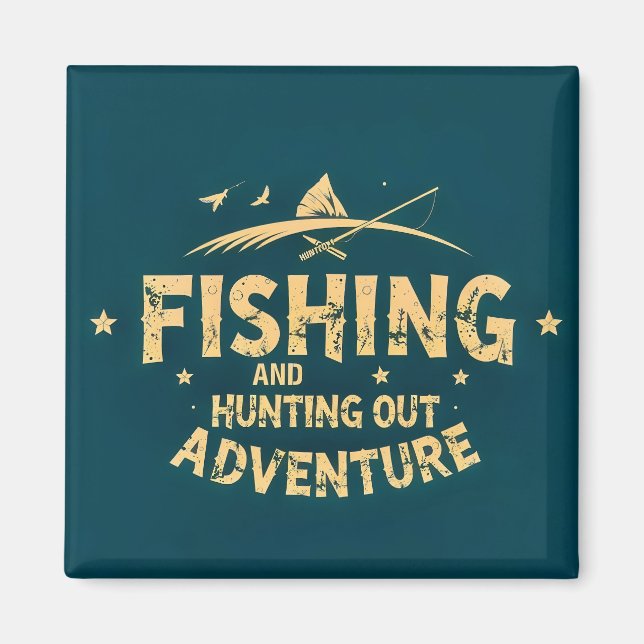 Aimant Pêche & Chasse  (Devant)