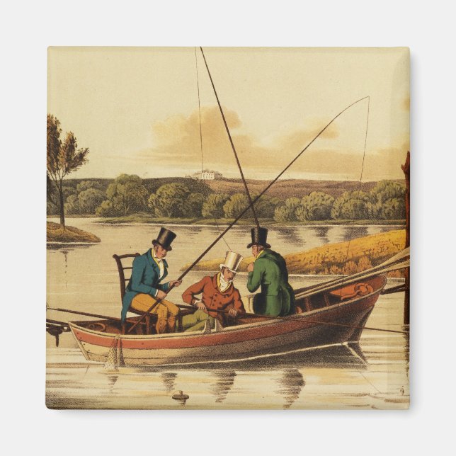 Aimant Pêche dans un Punt, aquatiné par I. Clark, pub. pa (Devant)