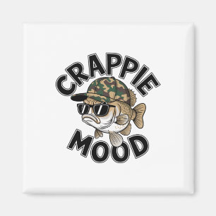Aimant Pêche de crapet Humeur de crapet Cadeau drôle Sarc