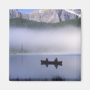 Aimant Pêche en canoë au lac Waterfowl, Banff National