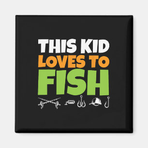 Aimant Pêche Enfants I Cet Enfant Aime Pêcher I Amoureux