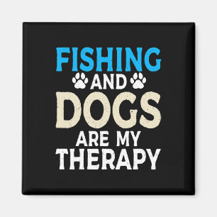 Aimant Pêche Et Chiens Sont Mon Thérapie Pêche À La Chass