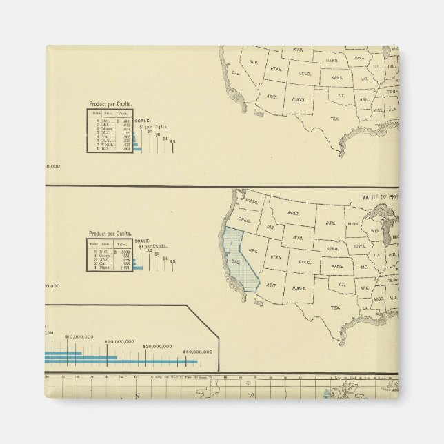 Aimant Pêche et sites baleiniers (Devant)