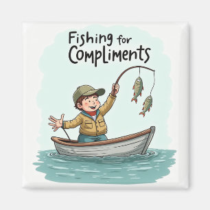 Aimant Pêcher des Compliments